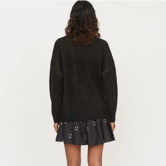 Lazy Oaf Black Roast Turkey Jumper Sweater Size Small NWT New - Picture 3 of 15